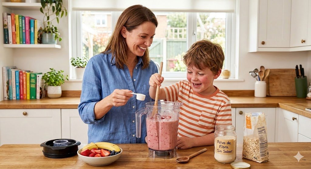 Cómo incorporar suplementos de fibra en la dieta de los niños (¡sin que lo noten!).