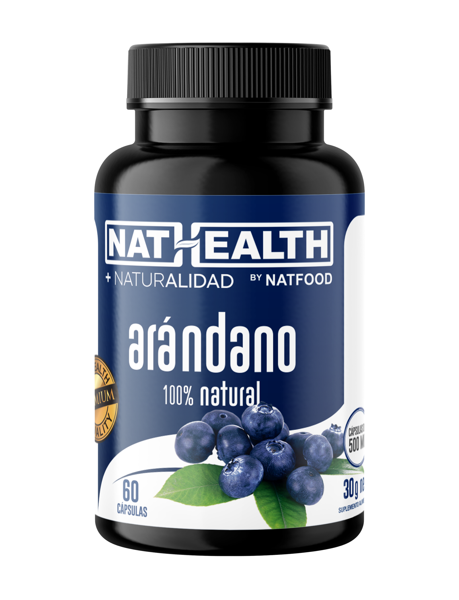 Arándanos 500 mg 60 cápsulas Natheatlh 1 ARANDANO-500-RECT
