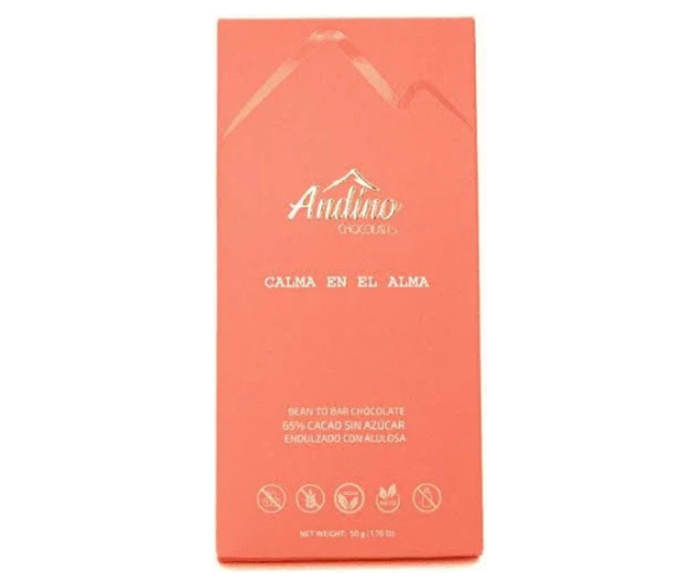 Andino Calma en el Alma 65% Cacao 50 gr 1 Andino Calma en el Alma 65% Cacao 50 gr