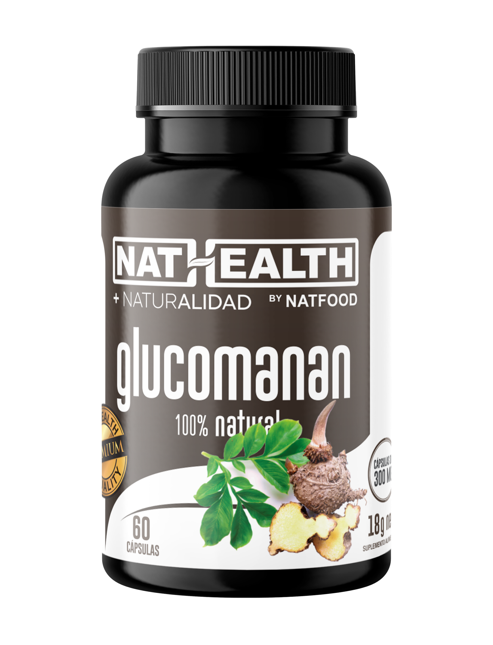 Glucomanan 300 MG 60 Cap Nathealth 1 Glucomanan 300 MG 60 Cap Nathealth