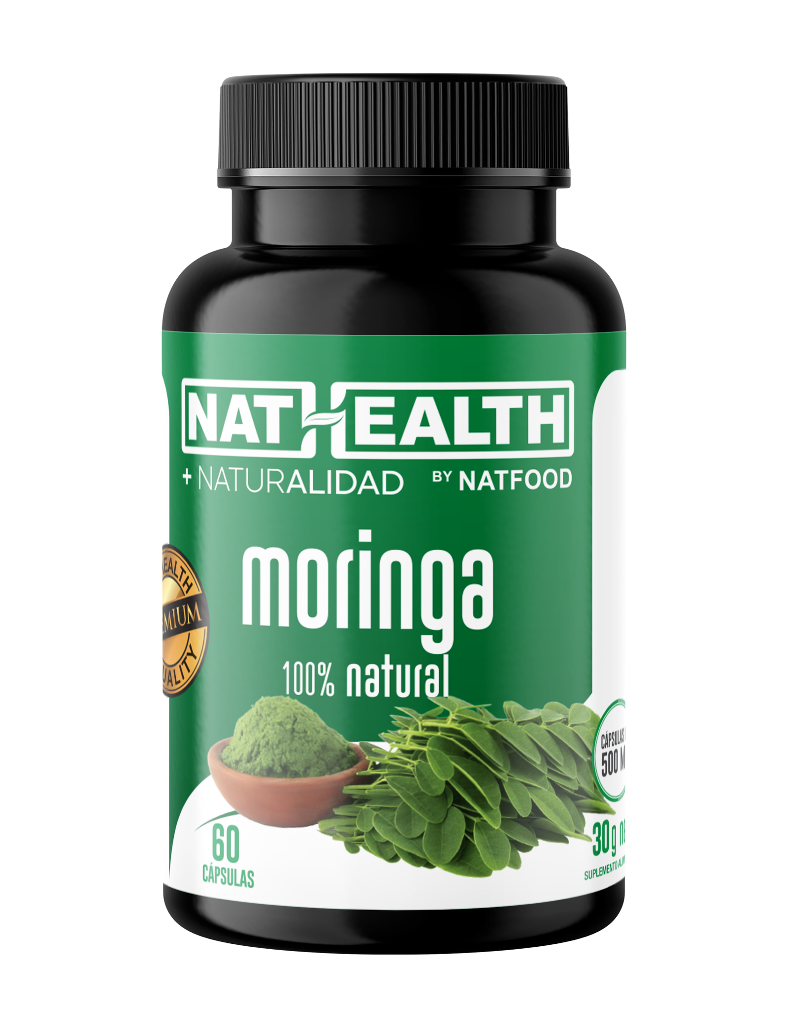 Moringa 500 mg 60 capsulas 1 MORINGA-500-RECT